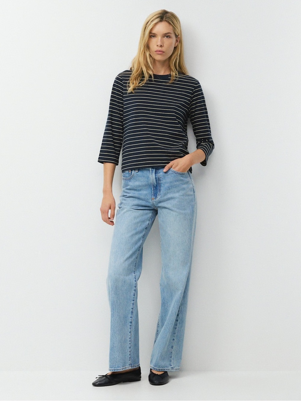 Aritzia Denim Forum The Farrah Hi-Rise Wide